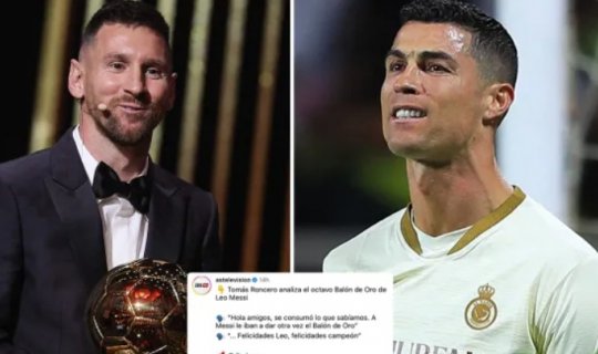 Ronaldonun Messi ilə bağlı paylaşıma reaksiyası dünya gündəmində - FOTO