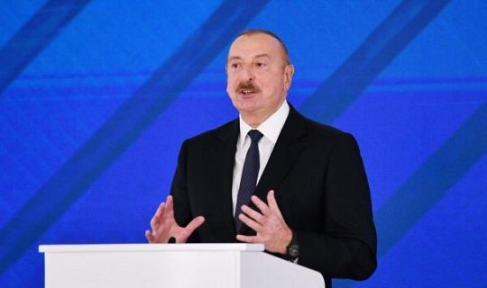 İlham Əliyev Astanada rəsmi qəbulda