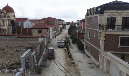 Bakıda yeni içməli və tullantı su şəbəkələri yaradılır