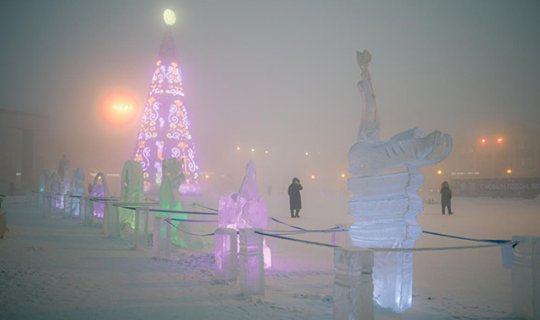 Yakutiyada mənfi 50 dərəcədəki yaşam - FOTOLAR