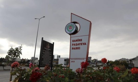 Türkiyədə Qənirə Paşayevanın adına park salındı - FOTO