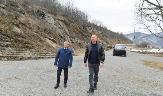  İlham Əliyev Şuşa rayonundakı “Saxsı” bulağında olub - FOTO - YENİLƏNİB