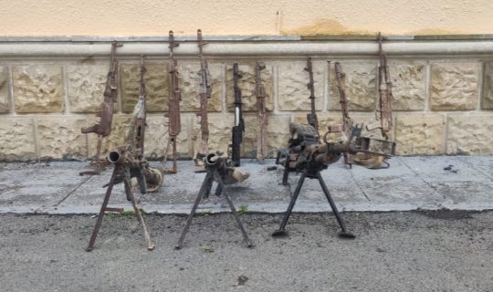 Füzuli rayonunda silah-sursat aşkarlanıb - FOTO