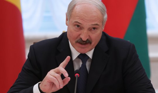 Lukaşenko odun doğrayarkən xəsarət alıb