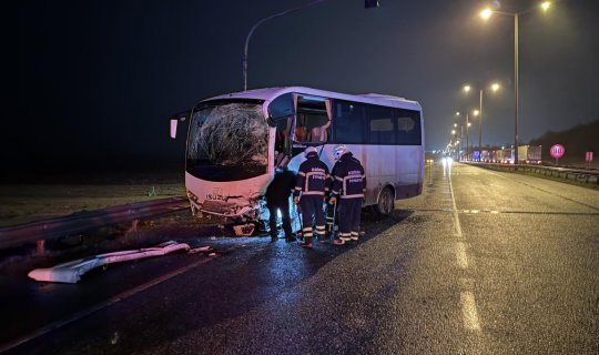 Türkiyədə ağır yol qəzası: polislər yaralandı