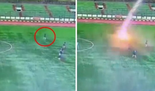 İldırım vuran futbolçu faciəvi şəkildə öldü - ANBAAN VİDEO