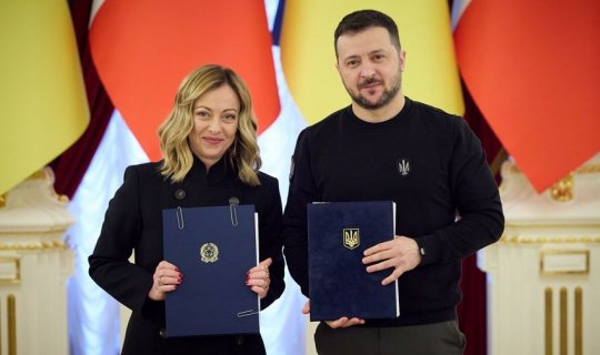 Ukrayna İtaliya ilə təhlükəsizlik sazişi imzalayıb