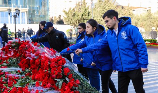 Azərbaycan Könüllüləri Xocalı soyqırımı qurbanlarının xatirəsini dərin ehtiramla yad edib
