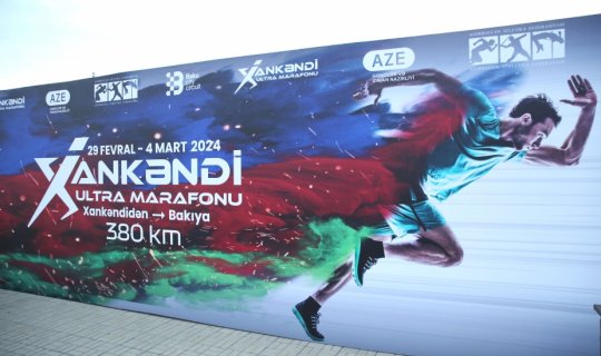 Xankəndi-Bakı ultra marafonuna start verilib - VİDEO