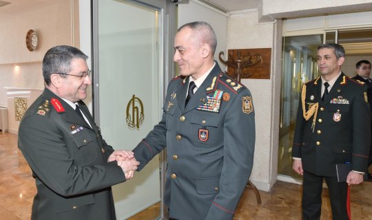 Hikmət Mirzəyev ordu generalı ilə görüşdü - FOTO