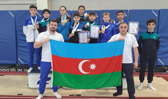 Azərbaycan gimnastları Qazaxıstanda 6 medal qazanıb