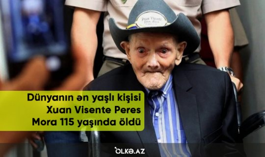 Dünyanın ən yaşlı kişisi öldü