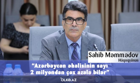 Azərbaycan əhalisinin sayı 2 milyondan çox azala bilər, bu baş versə... - FOTO