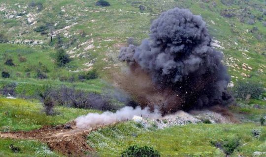 Ağdamda mina partlayışı: iki nəfər xəsarət aldı - Yenilənib - FOTO