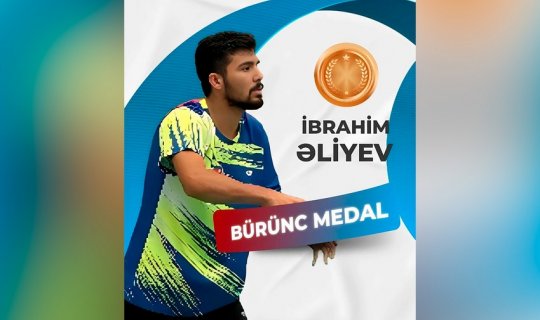 İbrahim Əliyev beynəlxalq turnirdə bürünc medal qazanıb 