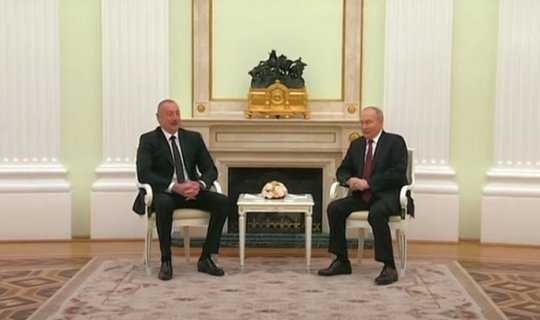 Moskvada İlham Əliyevin Vladimir Putinlə görüşü olub - YENİLƏNİB - VİDEO