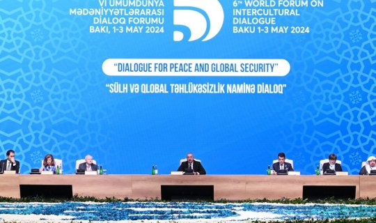 İlham Əliyev VI Ümumdünya Mədəniyyətlərarası Dialoq Forumu iştirak edib - YENİLƏNİB 