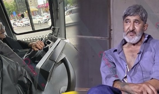 Məşhur narkoman Bakıda marşrut avtobusu sürür - VİDEO (YENİLƏNİB)