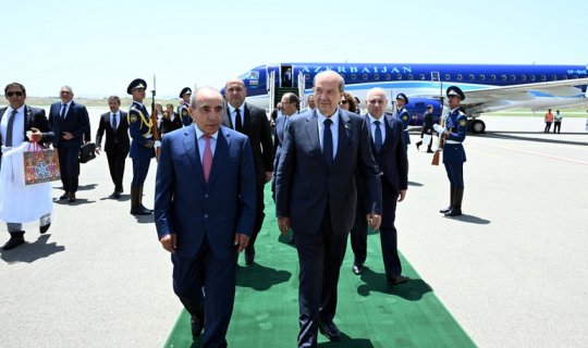 Şimali Kipr Prezidenti Füzuliyə gəldi