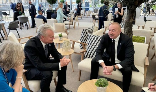 İlham Əliyev Oksfordda Litva Prezidenti ilə görüşüb - YENİLƏNİB