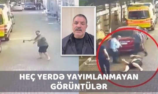 Xalq artistinin balta atdığı olayın HEÇ YERDƏ YAYIMLANMAYAN GÖRÜNTÜLƏRİ - VİDEO