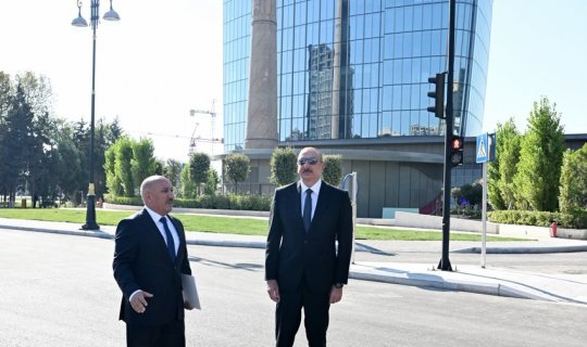 Prezident yeni avtomobil yolunun açılışında iştirak edib - YENİLƏNİB