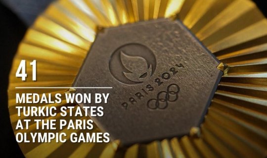 Türk dövlətlərinin idmançıları Paris Olimpiadasında 41 medal qazanıblar