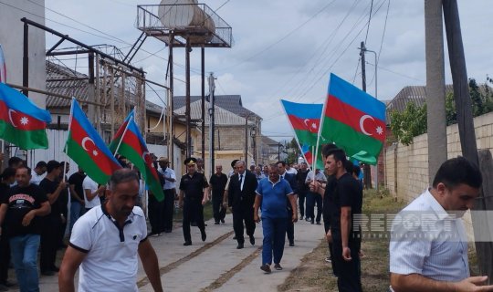 Birinci Qarabağ müharibəsinin şəhidi Qənbər Yarıyev dəfn edilib - FOTOLAR