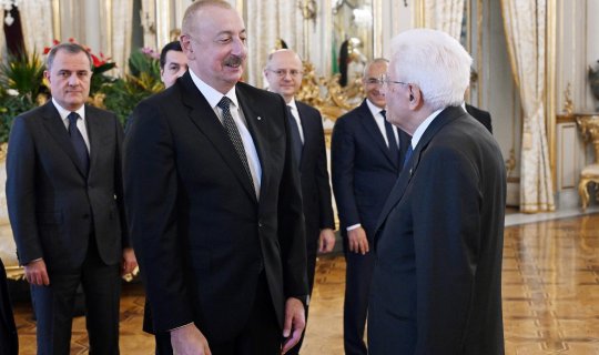 Prezidentin Sercio Mattarella ilə birgə işçi naharı olub -  FOTOLAR -YENİLƏNİB