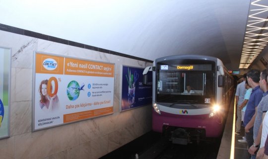 Bakı metrosunda qatarların hərəkəti 5 dəqiqə yubanıb