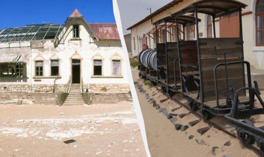 Səhranın udduğu tərk edilmiş xəyal şəhəri: Kolmanskop niyə məhv oldu? - FOTO