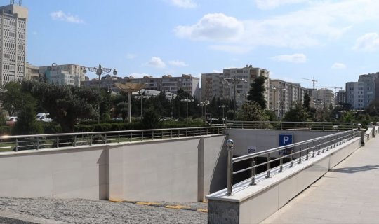 Bakıda daha bir yeraltı parklanma məntəqəsi istifadəyə verildi - FOTO