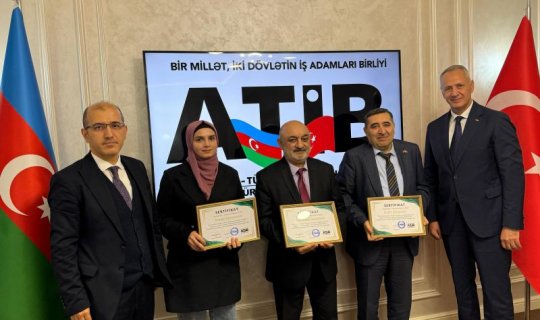 ATİB-in 20 illiyi münasibətilə keçirilən müsabiqənin qalibləri mükafatlandırılıb