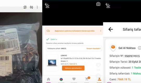 "Trendyol"dan özünə notbuk sifariş etdi, əvəzində isə baxın nə göndərdilər - VİDEO