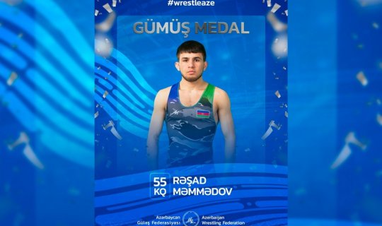 Azərbaycan güləşçisi dünya çempionatında gümüş medal qazandı