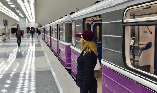 Bakı metrosunda qatarda yanğın məlumatı ilə əlaqədar texniki baxış keçirilib