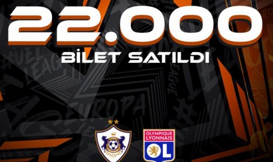 "Qarabağ" - "Lion" oyununa 22000 bilet satılıb