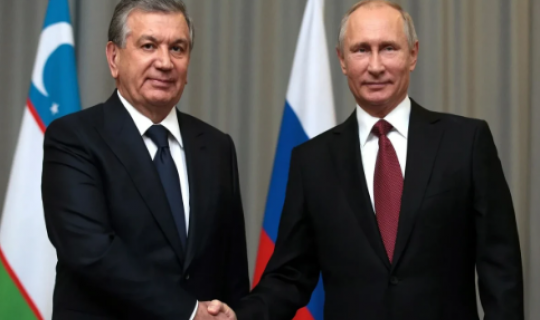 Putin və Mirziyoyev arasında telefon danışığı baş tutub