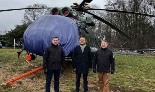 Polşa Ukraynaya yeni helikopterlər verdi