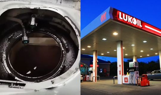 “Lukoil”da benzin yerinə su vurulub? - Video