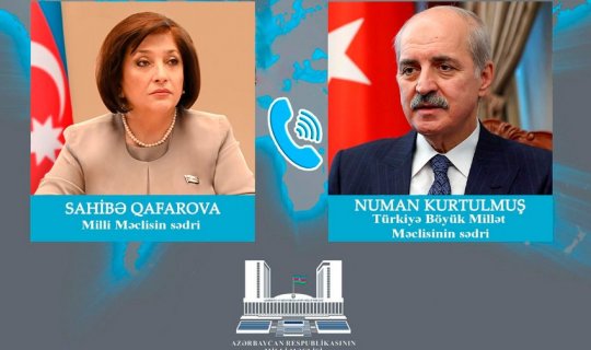 Numan Kurtulmuş Sahibə Qafarovaya başsağlığı verib