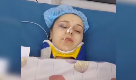 Aviaqəzadan sağ çıxan zaqatalalı qız anasına video göndərdi