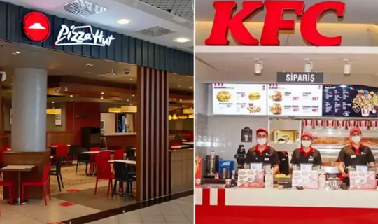 Türkiyədəki KFC və "Pizza Hut" restoranları bağlanır