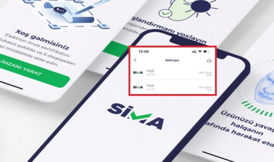 SİMA-dan istifadəçilərə göndərilən bildirişlərlə bağlı AÇIQLAMA - Foto
