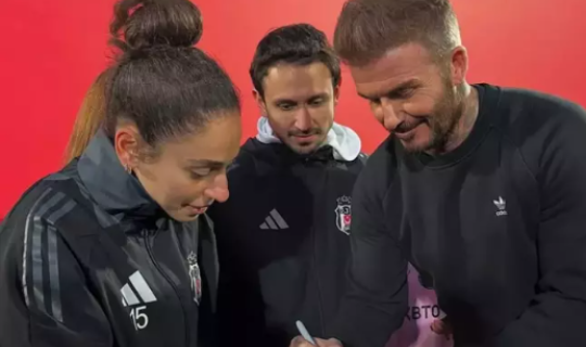 Devid Bekhem "Beşiktaş"da - FOTOLAR