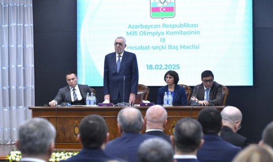 Azərbaycan Milli Olimpiya Komitəsinin Hesabat-seçki Baş Məclisi keçirilib