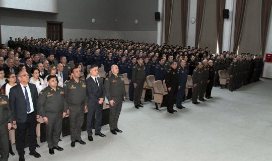 Hərbi İnstitutun yaranmasının 107-ci ildönümünə həsr olunan tədbir keçirilib - VİDEO
