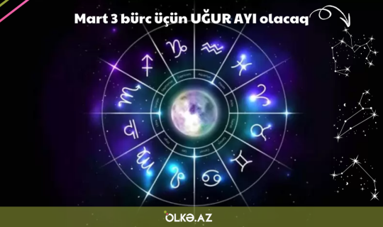 Mart 3 bürc üçün UĞUR AYI olacaq &ndash; Astroloq açıqladı