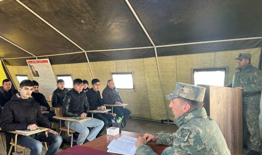 Hərbi vəzifəlilərin təlim toplanışı başlayıb
