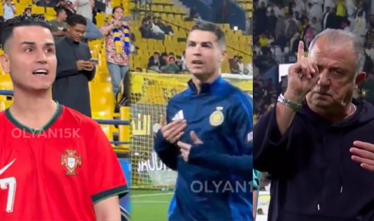 Qardaş, mənə oxşamırsan... - Ronaldo-Fatih Terim matçı (VİDEO)